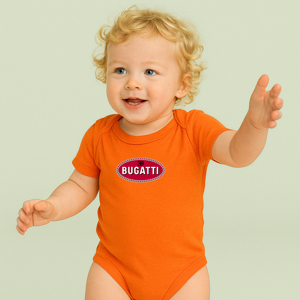 Bugatti Car Baby Romper Onesie